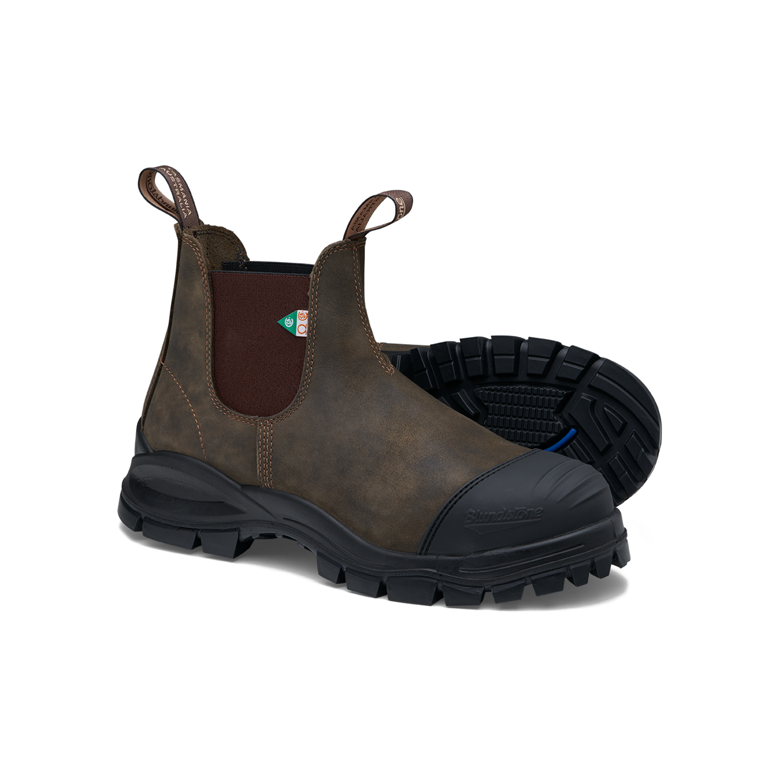 Blundstone 962 XFR Work Safety Boot Waxy Rustic Brown